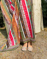 Phool Stripe Odhni By Sastaae - Sastaae